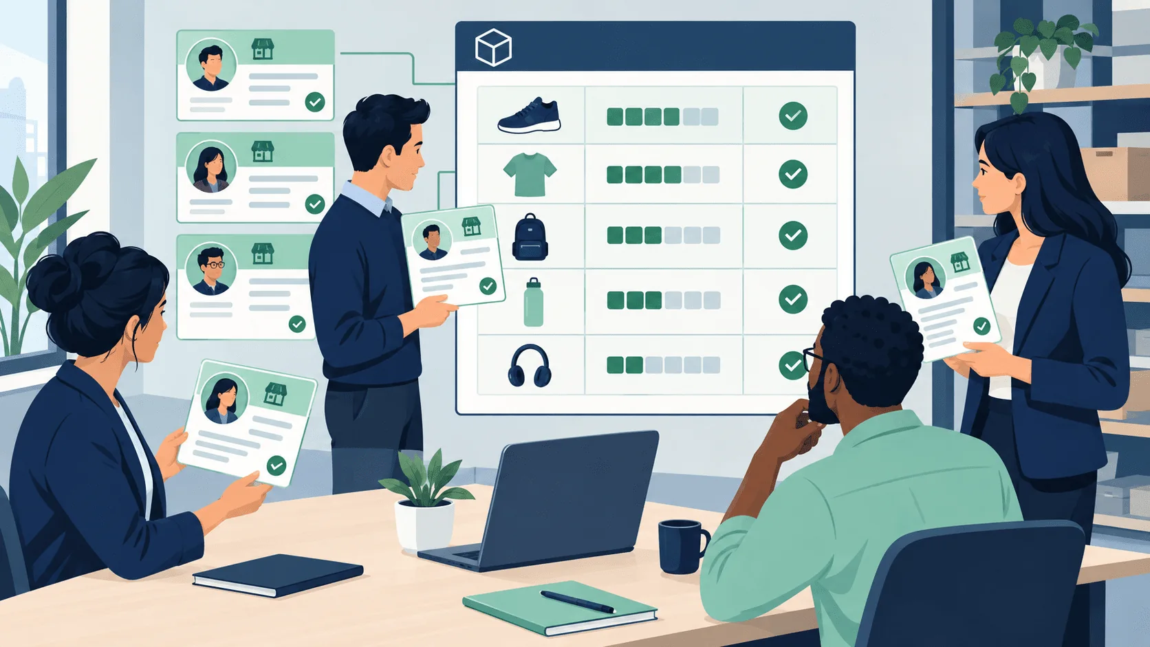 Editorial illustration for Facebook Marketplace Multiple Accounts: Organization, Rules, and Risks